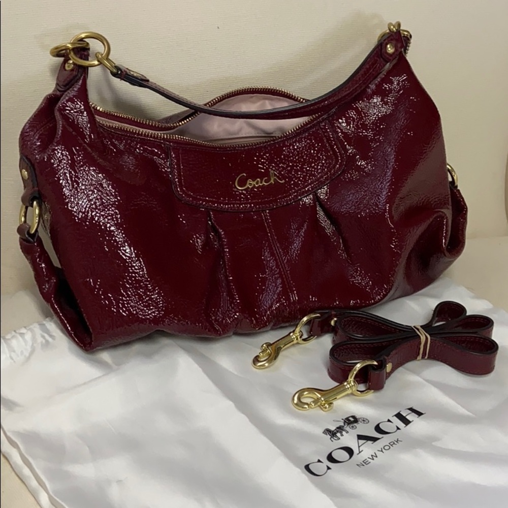 Red Coach bag